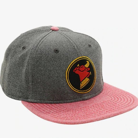 BIOWORLD COW CHOP LOGO SNAPBACK HAT - Picture 1 of 5
